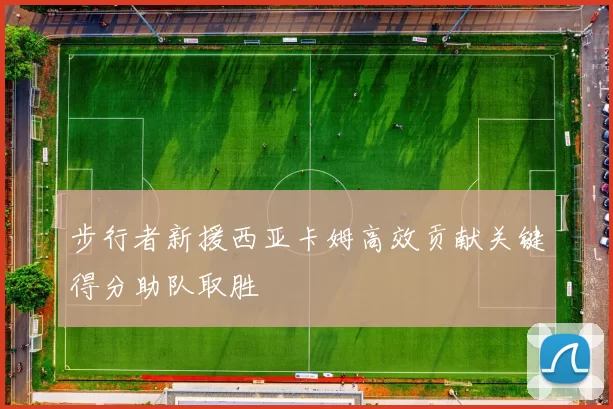 步行者新援西亚卡姆高效贡献关键得分助队取胜