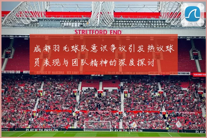 成都羽毛球队意识争议引发热议球员表现与团队精神的深度探讨