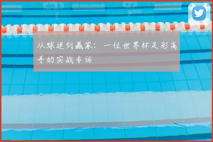 从球迷到赢家:一位世界杯足彩高手的实战专访