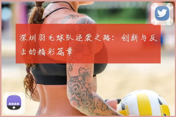 深圳羽毛球队逆袭之路:创新与反击的精彩篇章